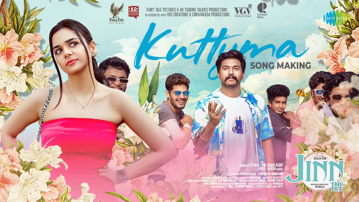 youtu.be/UUkw6t02_ck Making of Kuttyma song is streaming now at saregama. Pls do watch and shar.