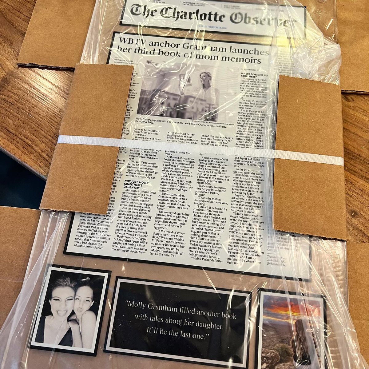Molly Grantham (@mollygrantham) on Twitter photo Beautiful words about respecting Parker were in print this past October. They’re now in acrylic, for her, forever. Grateful for gift-giving greatness and <a href="/theodenjanes/">Théoden Janes</a> for writing the article so well. He captured it all.
mollygrantham.com
<a href="/theobserver/">The Charlotte Observer</a> Beautiful words about respecting Parker were in print this past October. They’re now in acrylic, for her, forever. Grateful for gift-giving greatness and <a href="/theodenjanes/">Théoden Janes</a> for writing the article so well. He captured it all.
mollygrantham.com
<a href="/theobserver/">The Charlotte Observer</a>