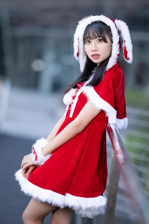 Asian girl Christmas costume