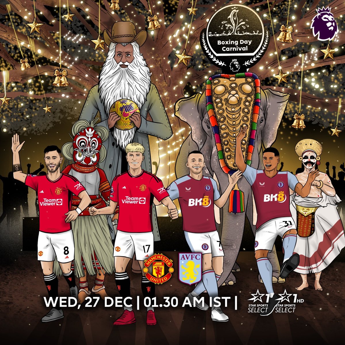 PLforIndia's tweet photo. The streets of Fort Kochi welcome you to Premier League's Boxing Day Carnival 🎡

Get ready for #MUNAVL 🎉 #CochinCarnival https://t.co/T18OKxZCsq