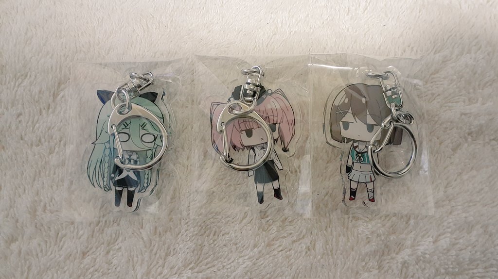 山風(艦これ) 「アトランタアクキー届きました! 摩耶様と山風のも追加で在庫増やしました!」|くろやきそば🌸神戸かわさき10のイラスト