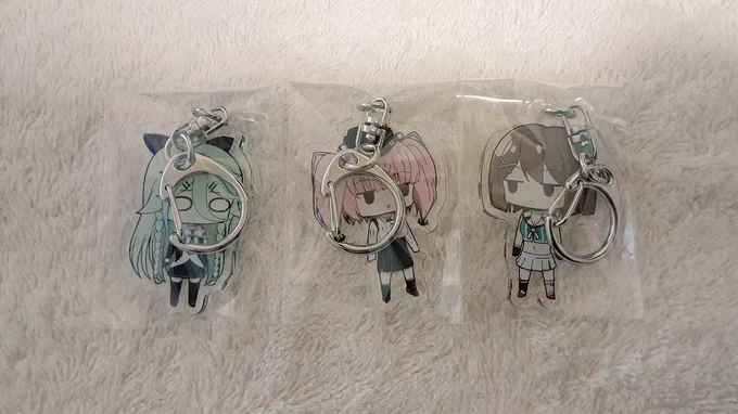 アトランタアクキー届きました! 摩耶様と山風のも追加で在庫増やしました!