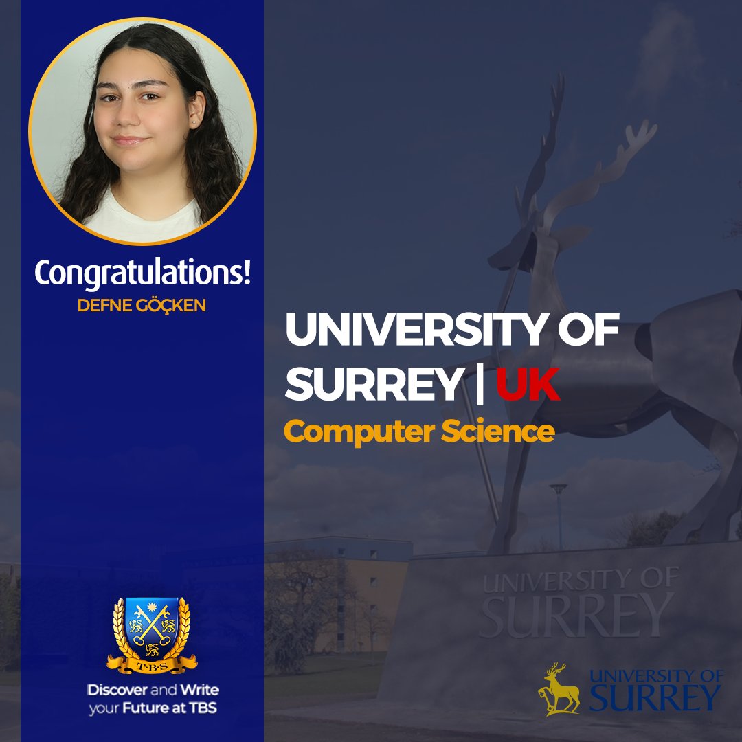 Congratulations Defne!👏
#universityofbirmingham
#universityofsurrey
