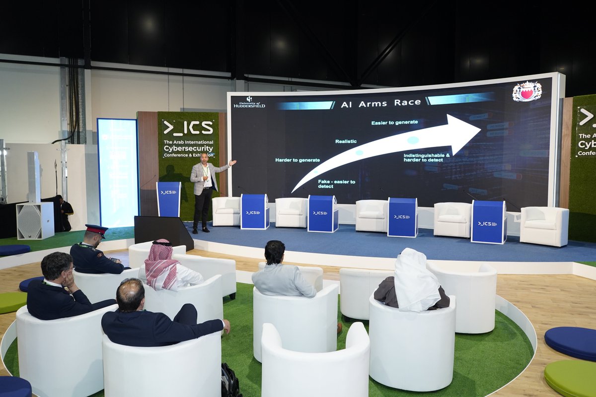 AicsExpo's tweet image. Session: Beyond the Illusion: A Literature Survey on the Detection and Impacts of Deepfakes in Visual, Audio and Textual Formats
Speaker, Rami Mubarak, Huddersfield University
#AICS2023 #CybersecurityConference #Bahrain #InnovationShowcase #CyberSecInnovators #CyberAwareBahrain