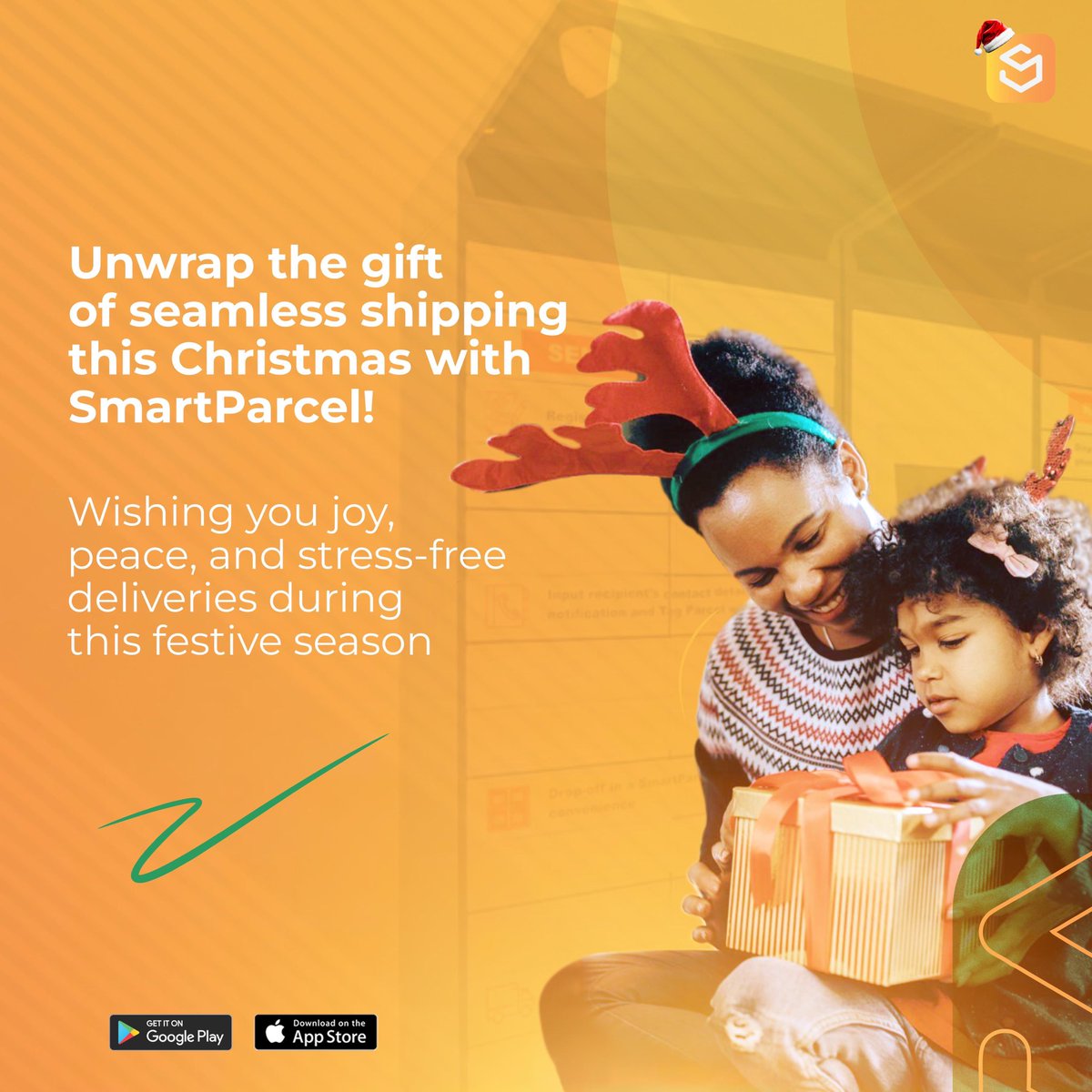 Unwrap seamless delivery with SmartParcel! 🎁✨ May your deliveries be stress-free and your holidays filled with peace and joy. 

#SmartParcel  #HolidayDeliveries #SmartDeliveries