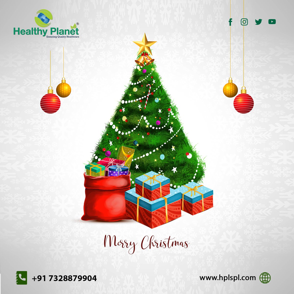 HealthyPlanet16's tweet photo. Merry Christmas 
.
.
To know about our services
Contact -+91 7328879904
Website - https://t.co/uN5UFiWRxW
.
.
#healthyplanet #healthy #planet #hpls #hplspl
#lab #express #LabExpress #diagnostics 
.
#merrychristmas #christmas #christmastree #xmas #christmastime #christmasdecor https://t.co/UQmtYFPP23