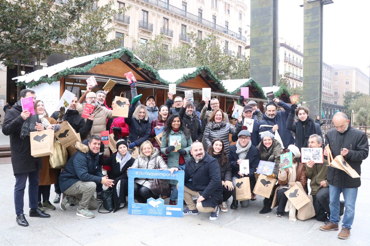 Librosimportan's tweet image. Comienza #LibrosQueImportan en #Zaragoza 🩵📚.

Gracias @ZCultura @zaragoza_es @unizar @awscloud por apoyar la pasión por la lectura.

#librosconalma #motivosqueimportan