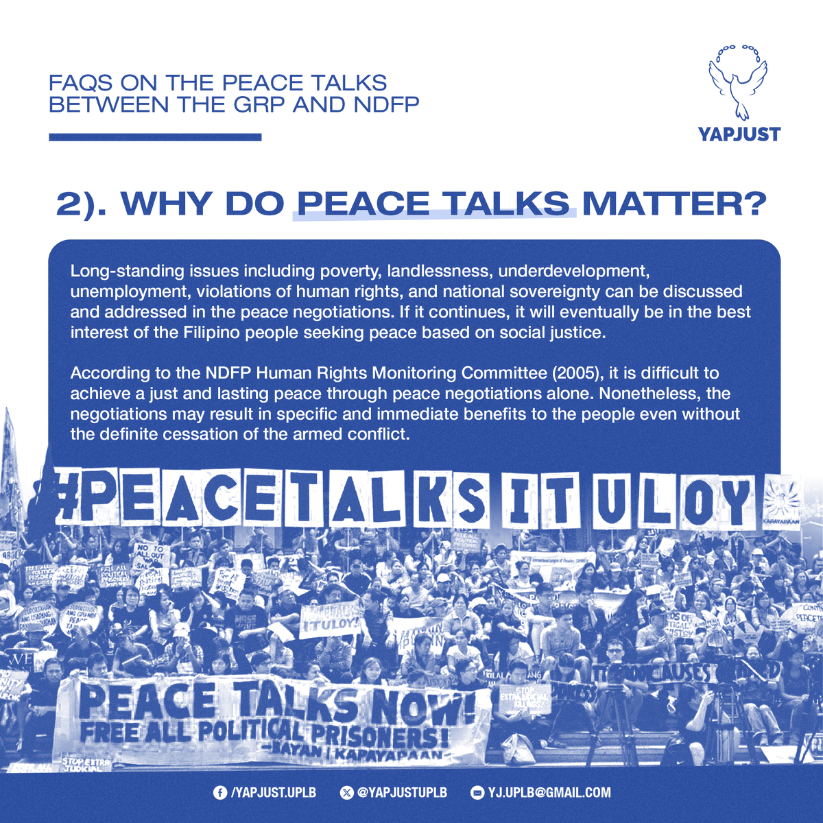 Did you know that Asia’s longest communist armed revolution is still being waged in the Philippines? Today, the CPP—the party that leads it—turns 55.

#PeaceTalksItuloy🕊️
#UpholdCARHRIHL
#DefendHumanRights