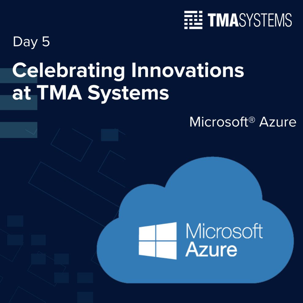 TMA_Systems's tweet image. TMA Systems hosted in Microsoft Azure
• 99.9% uptime
• Top-tier security, compliance
• Technical support
• 4x faster fixes, automatic updates
• Replicated database
• Performance monitoring
• Third-party tool connectors 
#Innovation #TMASystems #SaaS #CMMS #MicrosoftAzure
