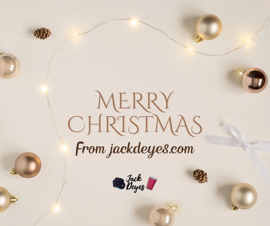I hope everyone had an amazing Christmas spending it with family, friends and loved ones. Blog posts will be back on 28th December 2023. To catch up on the blog posts you’ve missed click/tap on the link below 👇 
jackdeyes.com/search-results

#christmas2023 #jackdeyesblog #jackdeyes