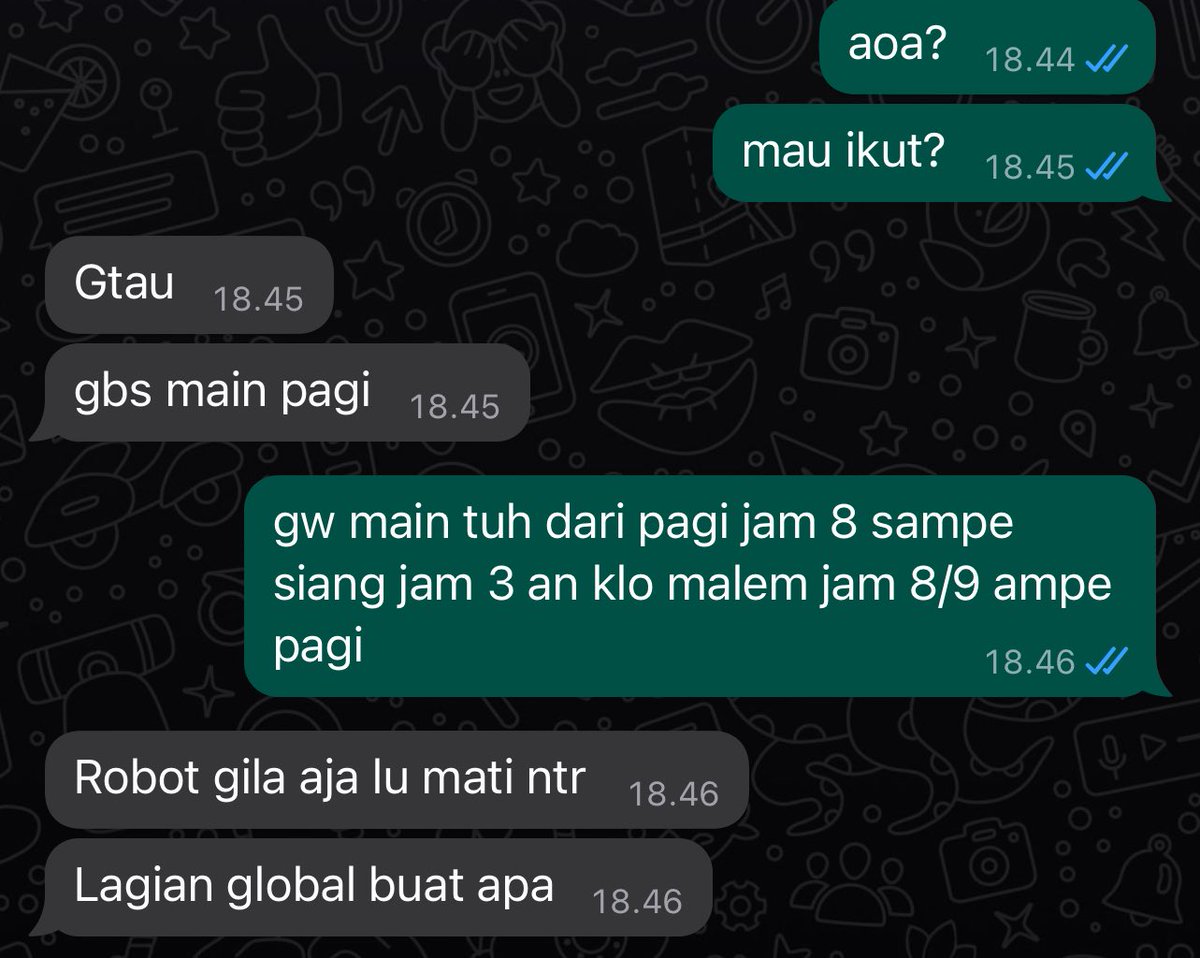 emang iya ngerobot bisa mati?