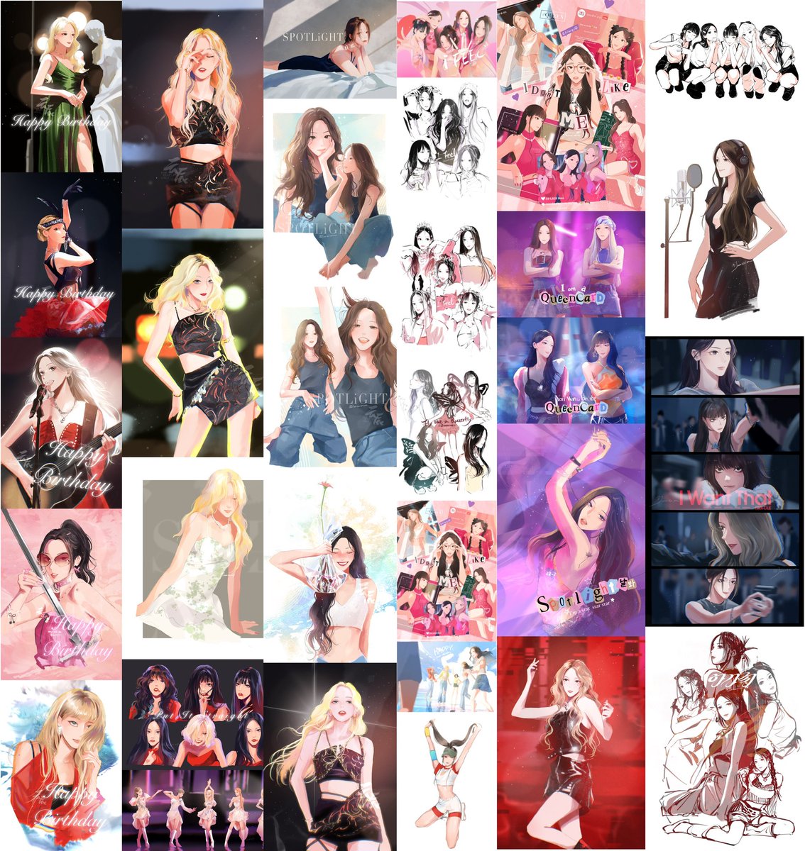 jamiexia4's tweet photo. ArtWorks about (G)I-DLE in 2023❤️💜 https://t.co/OUGX0KZc5b