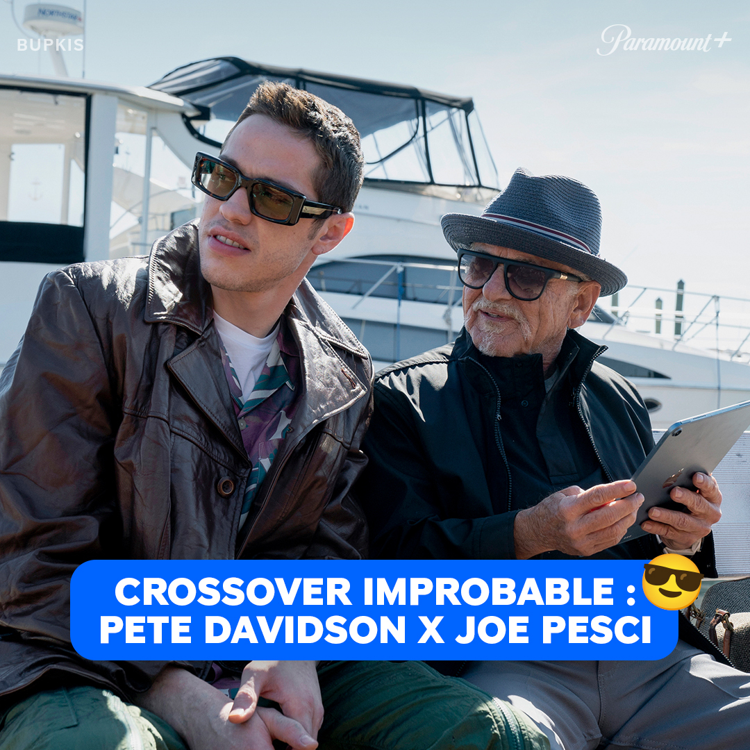 Petite anecdote, c'est cadeau : Joe Pesci avait officiellement pris sa retraite en 2019, mais les deux se sont découverts une relation presque fusionnelle, ce qui a donné ce crossover invraisemblable. (Et on est fan) #Bupkis