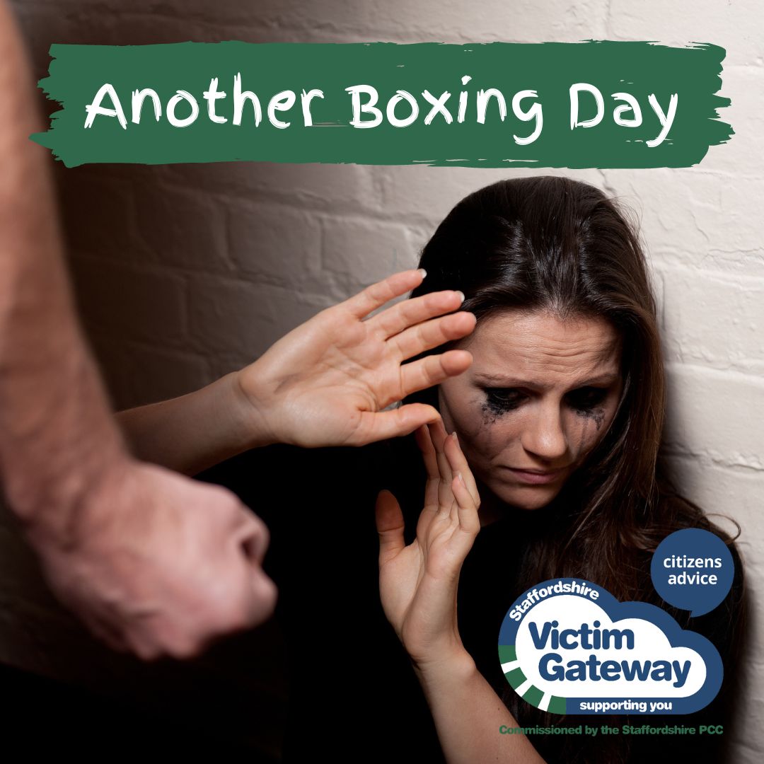 Domestic abuse isn't love.  Don't suffer in silence this Christmas.

@staffspolice @staffsPFCC @newerastaff

#StaffordshireVictimGateway #SVG #restorativejustice #rj #victimsupport