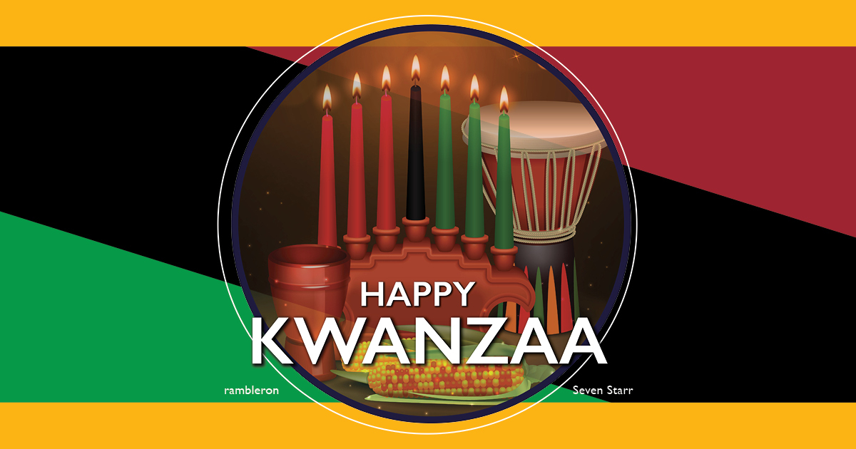 The spirit of Kwanzaa celebrates unity, community and heritage in African American culture. Best wishes for a joyous celebration to you and your loved ones!