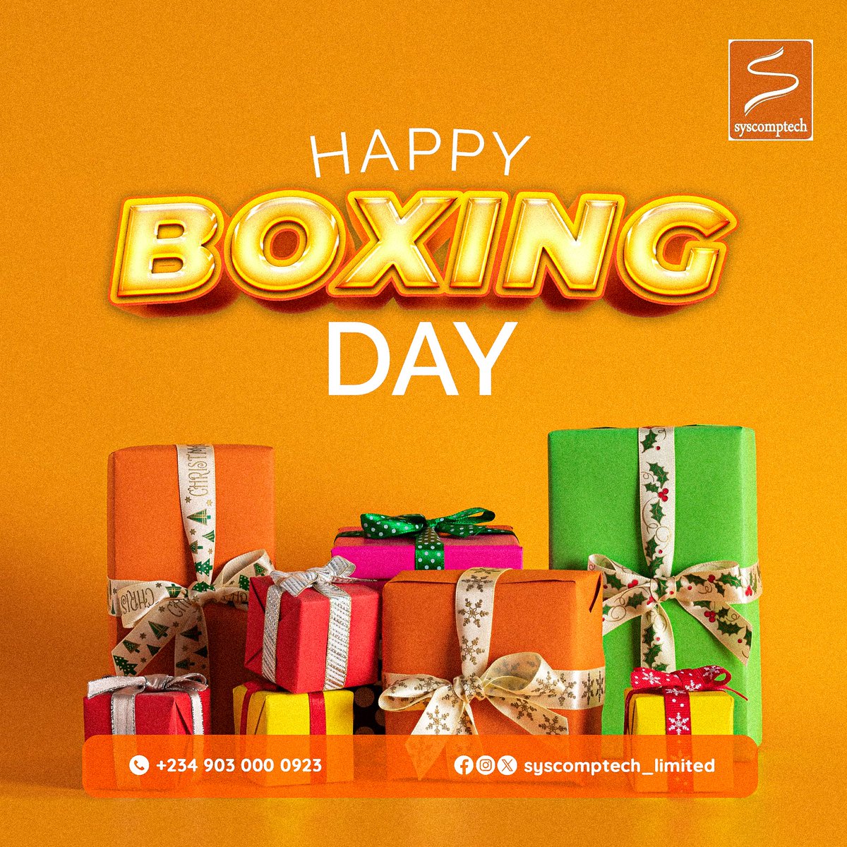 Syscomptec49152's tweet photo. Happy Boxing Day and happy holiday to our dear Customers❤️ https://t.co/6xHzDh9MJH