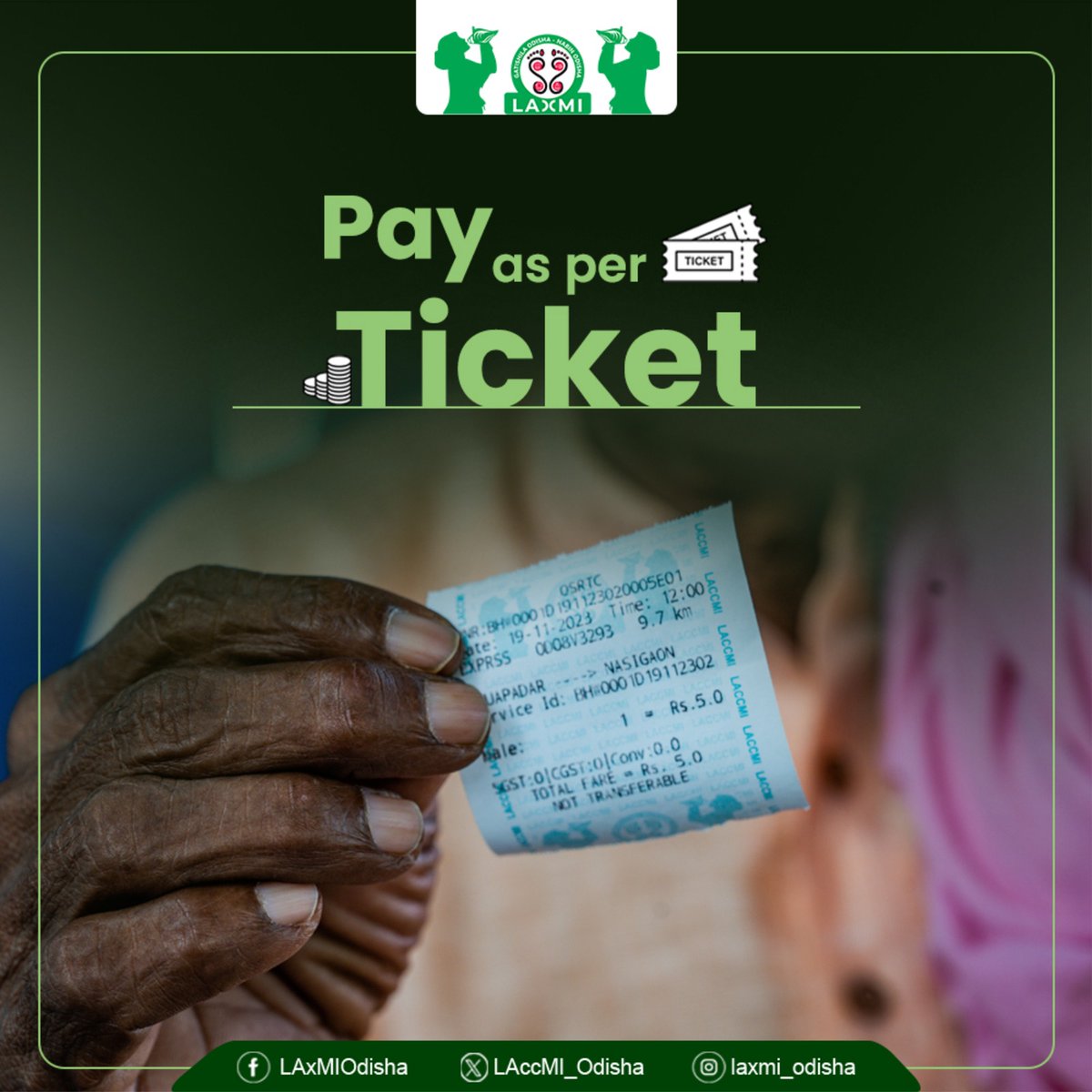 LAccMI_Odisha's tweet photo. Distance travel made easy!
Collect your bus ticket and pay your fare conveniently with @LAccMI_Odisha and embark on a hassle-free journey.
#BusTicketing
#LAccMIOdishaRides
#TravelWithEase
#ConvenientJourney
#GhareGhareLaxmi https://t.co/NWPLRXm5EK