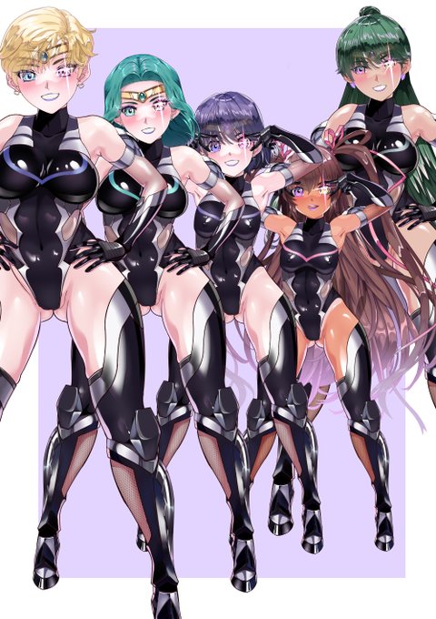 おはようございます❤(#^.^#)
悪堕ち❤外部太陽系ダーク戦士大集合❣❣
#セーラー対魔忍 
#外部太陽系戦士 