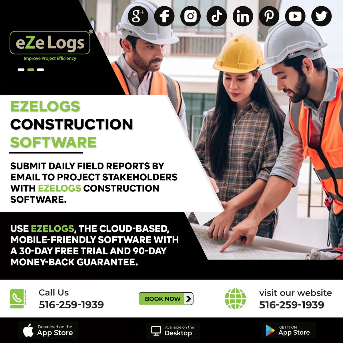 Stay connected and informed! With Ezelogs #construction #software, we're streamlining our daily field reports and keeping our #project stakeholders in the loop. From progress updates to on-site insights, we've got it covered. #ConstructionInnovation #Ezelogs