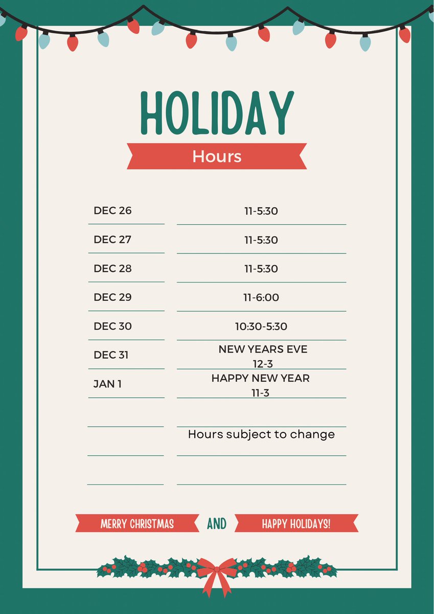 Book Shop hours for the week. Looking forward to seeing you. #thebookdragonshopstauntonva #indiebookstore #downtownstaunton #stauntonva #holidayhours @stauntondowntown @visitstaunton #stauntondowntown