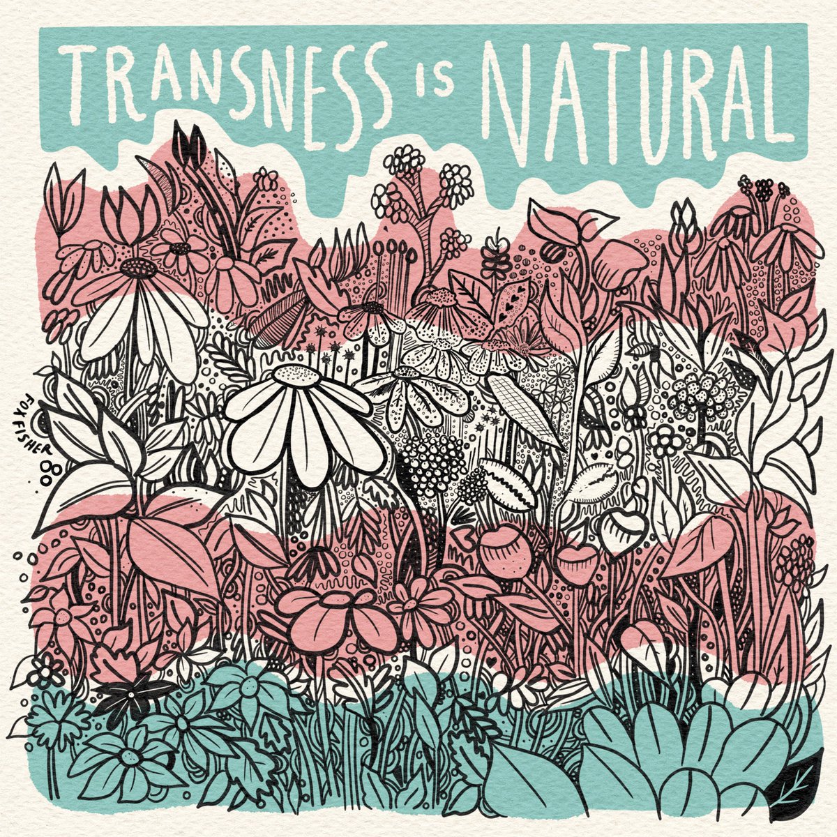 Being trans is a part of nature 🍃🏳️‍⚧️ Having the space to explore who you are is a basic human right that is denied to so many. Sending Big Love to all my trans and non-binary siblings.