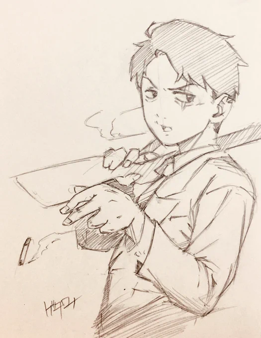 落描き水木🖋  「準備はよろしいですか…?」 「…。」 「では、行きます…」  #鬼太郎誕生ゲゲゲの謎