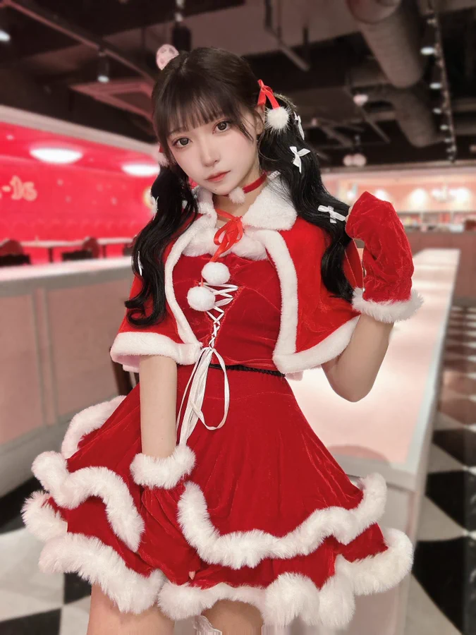 Asian girl Christmas costume