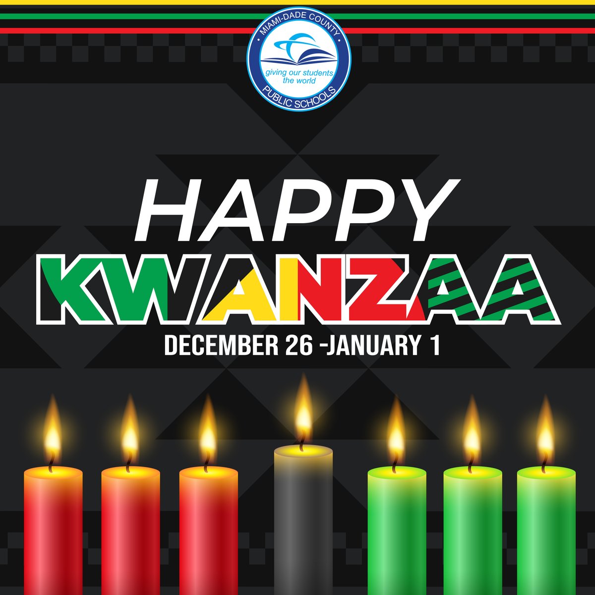 Wishing you a vibrant #Kwanzaa! Today is a meaningful celebration of the diverse culture, history, and traditions of the African diaspora. Take a moment to ponder our common heritage, embracing the principles of unity and community.