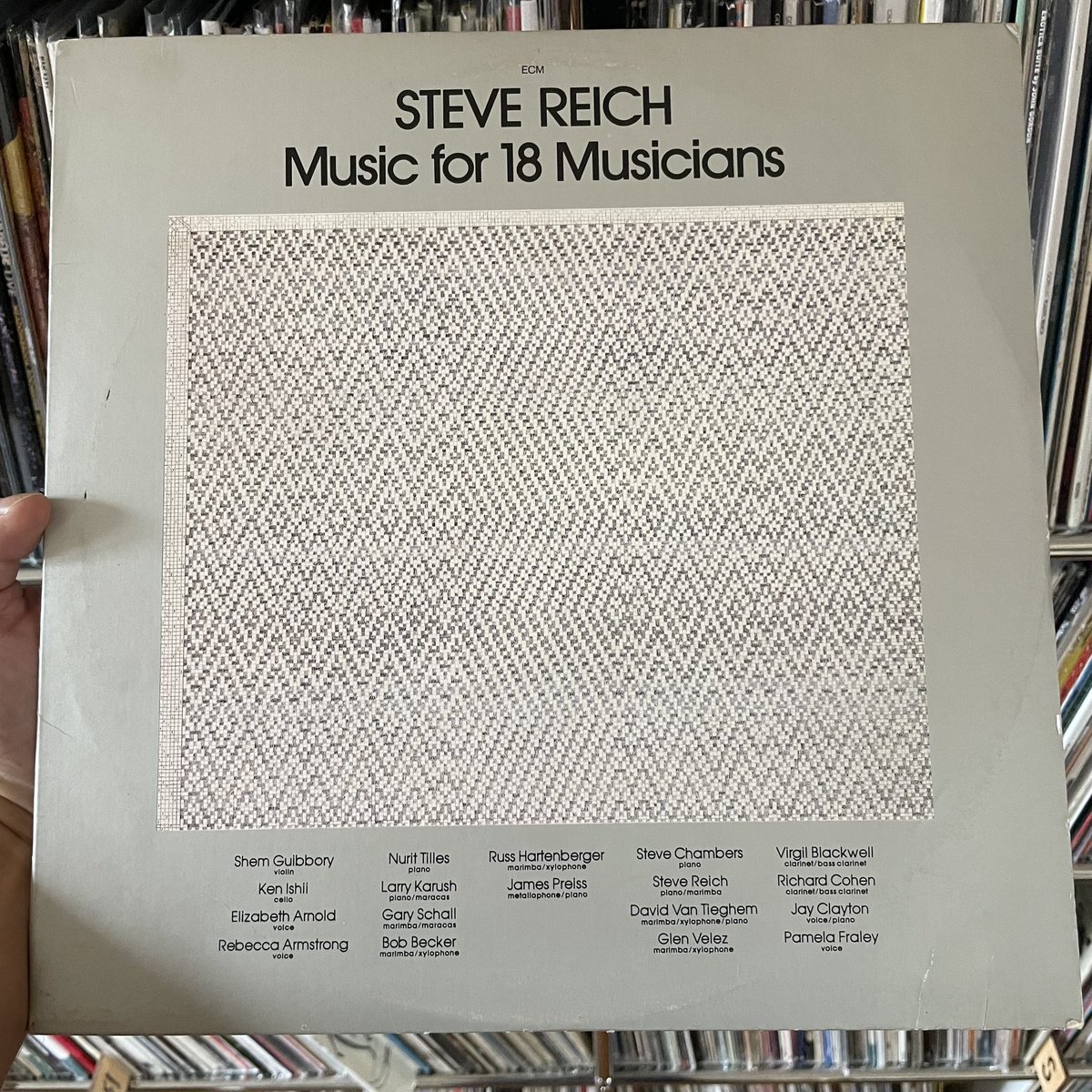 #NowPlaying Steve Reich - Music for 18 Musicians (ECM Records, US 1978).