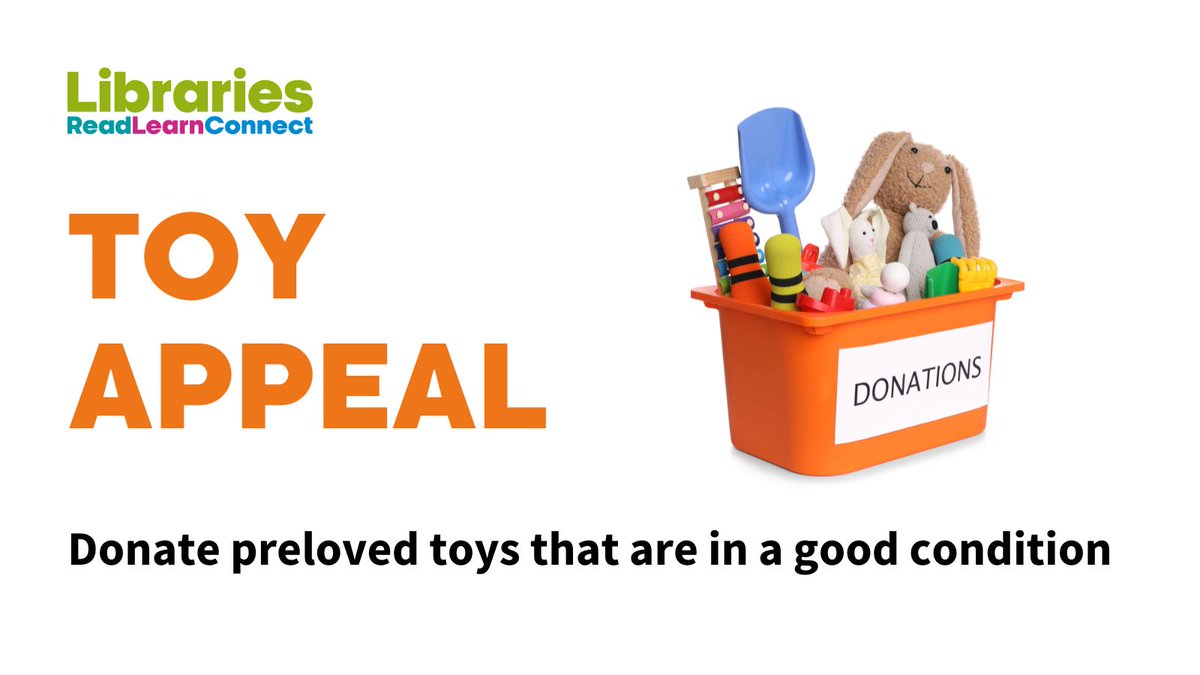 Too many toys? Why not donate some to our toy appeal? We are working with @theTOYprojectuk who will gift your donations to local good causes. Bring them to #ArchwayLibrary, #CentralLibrary or #FinsburyLibrary, 2-31 January, during normal opening hours: orlo.uk/8TkxH
