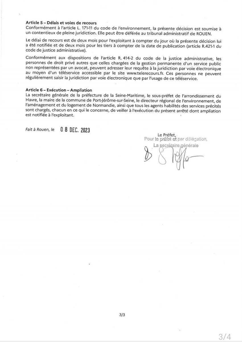 #pollution de #esso à #portjerome avec rejet en #Seine de #benzène,  #toluène... @Prefet76 ordonne une mise en demeure.  Mais où sont ces #analyses si mauvaises  ? Rien sur georisque.gouv... Peuvent elles être rendu publique ?