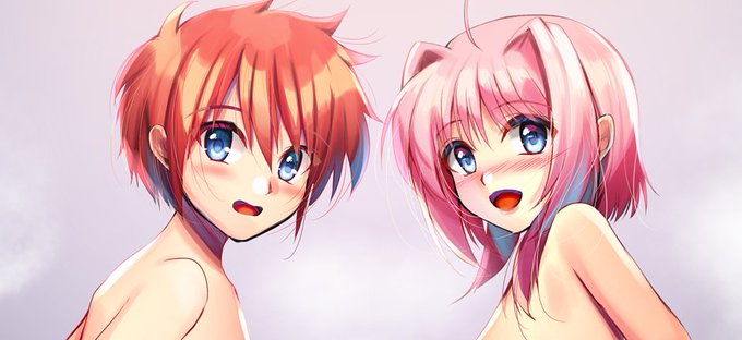 リクエストいただきました『魔法少女リリカルなのはStrikerS』よりエリオくんとキャロちゃんです https://t.co/DGqqDzfCUy #Skeb 