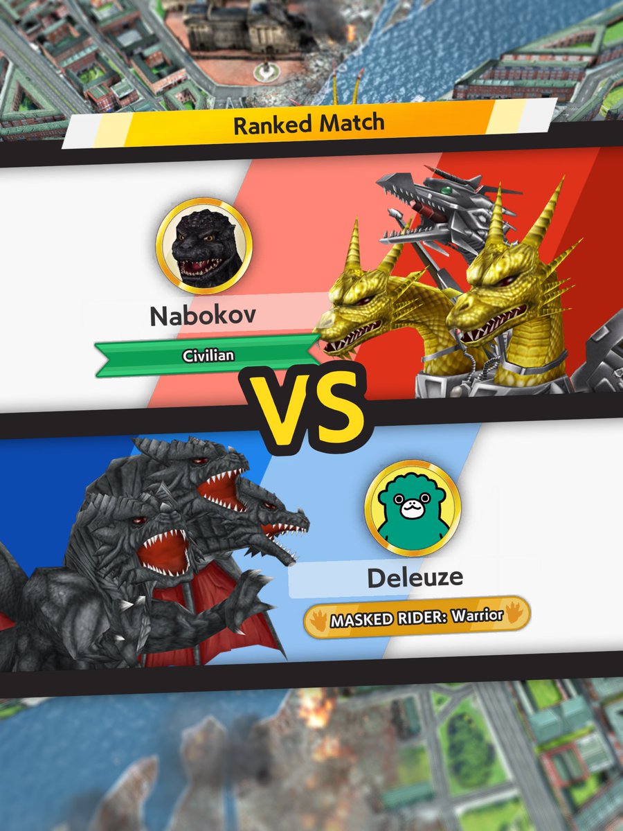 EnterDuration's tweet image. #GODZILLABATTLELINEMemories 

#Nabokov vs #Deleuze