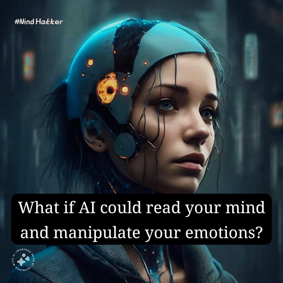 shanneykar's tweet image. What if AI could read your mind and manipulate your emotions? Would you trust your own feelings or doubt your sanity? #MindHacker #DystopianFiction