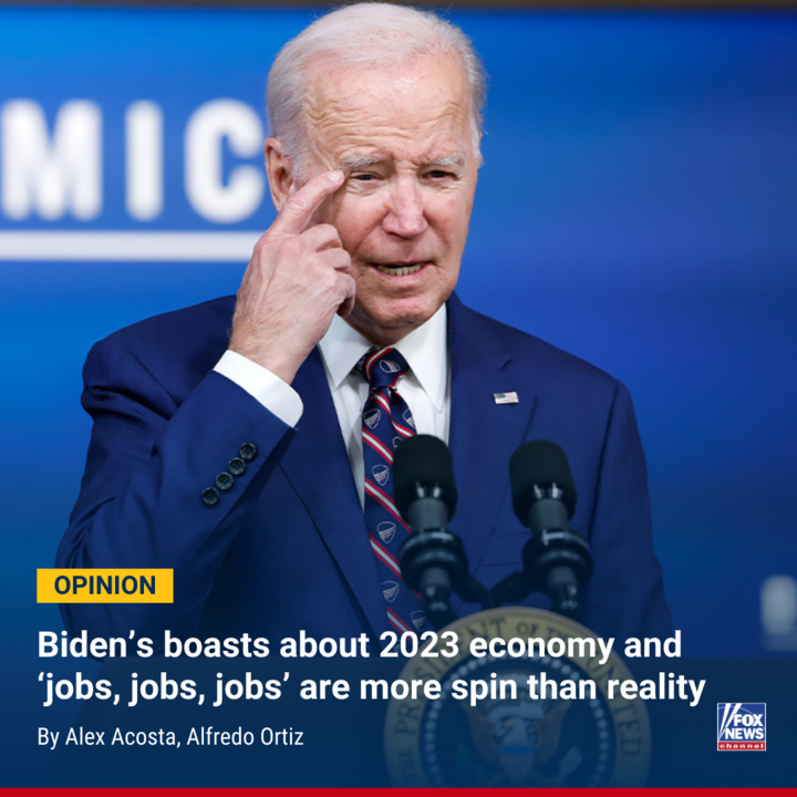 ROSY RHETORIC: Biden has shifted his economic remarks from ‘Bidenomics’ to job creation but Americans aren’t buying it. See the Fox News survey: trib.al/CHjaA2b