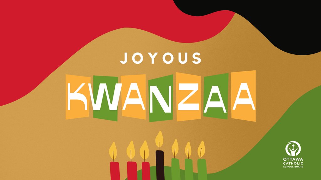 Wishing a joyous and heartfelt Kwanzaa to everyone in our #ocsbFamily who are celebrating. May your days be filled with unity, joy, and reflection.🖤💚 #ocsbBeCommunity #ocsbHope