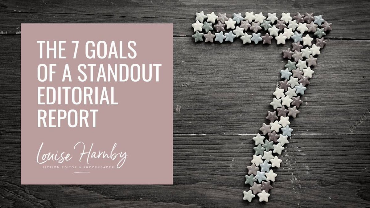 The 7 goals of a standout editorial report, and why it's worth paying attention to them. louiseharnbyproofreader.com/blog/the-7-goa…