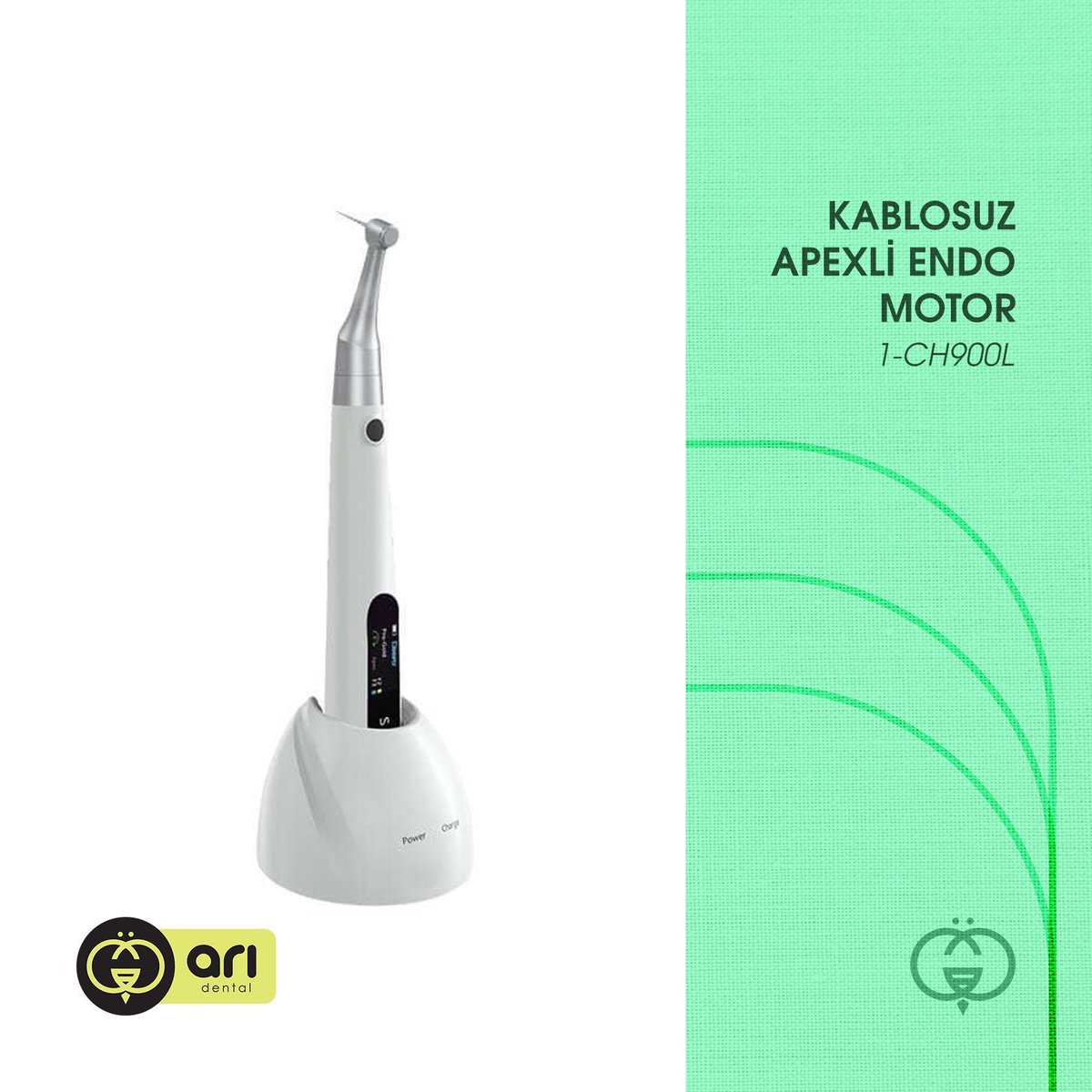 Kablosuz Apexli Endo Motor
Stok Kodu: 1-CH900L

Ürün siparişi vermek için dentalmarketim.com adresini ziyaret edebilir ya da 0507 504 55 24 numaralı WhatsApp hattından bize ulaşabilirsiniz.

#ArıDental #TeknikServis