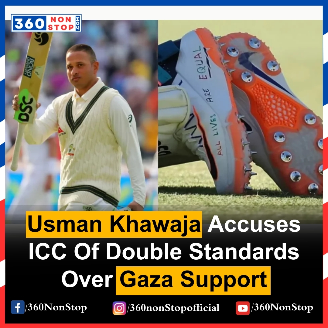 Usman Khawaja Accuses ICC Of Double Standards Over Gaza Support.

Follow us on Instagram: shorturl.at/zKORU

Join Our Facebook Group: shorturl.at/mqy14

#UsmanKhawaja #ICC #DoubleStandards #GazaSupport #CricketControversy #AthleteActivism #SportsEthics #360NonStop