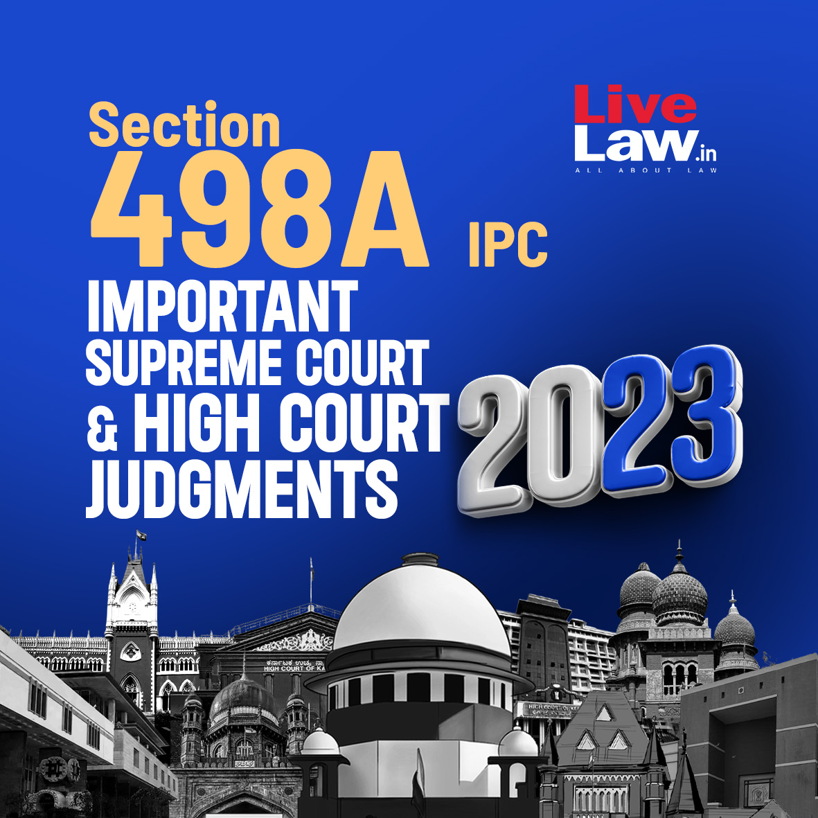 Section 498A IPC- Important Supreme Court & High Court Judgments of 2023
Read more: t.ly/kXPtw
#SupremeCourtOfIndia #HighCourts #Section498A #Year2023 #LiveLaw
