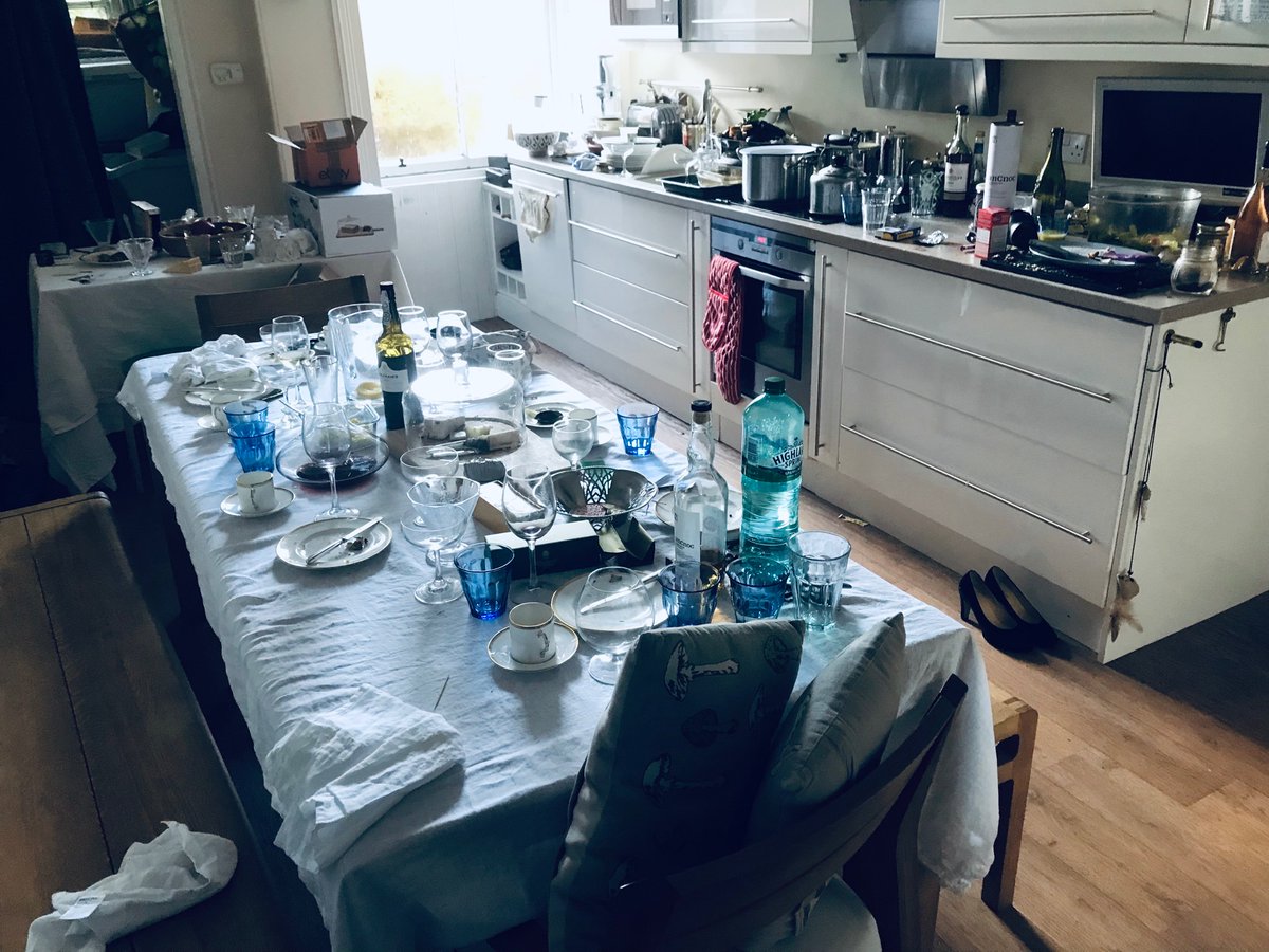 A scene of utter devastation of which we can be truly proud…🥂