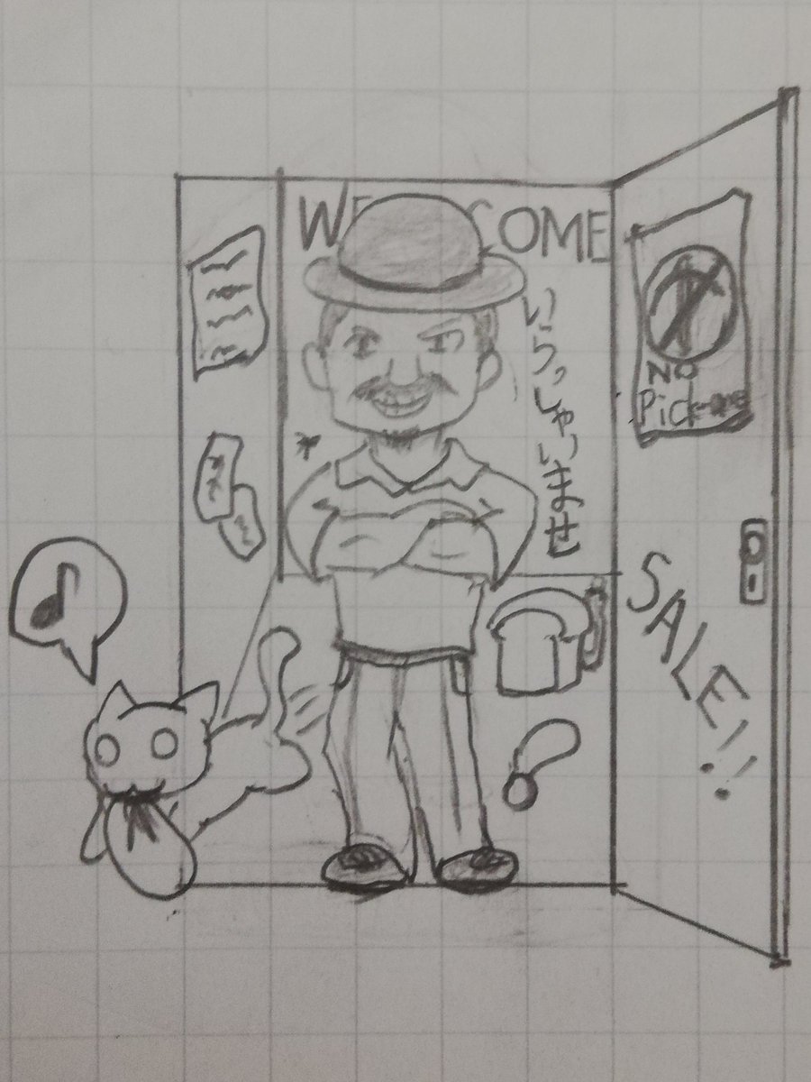 Taro0910Taro's tweet image. #Nethack
&quot;Hello,Player, Welcome again to Pakka Pakka&apos;s General store.&quot;