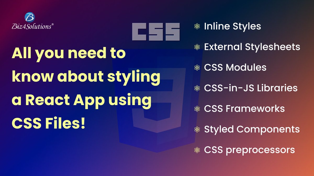 Biz4Solutions's tweet image. Elevate your React app with style! Learn the art of CSS files for cleaner code, reusability, scalability, and collaboration.

biz4solutions.com/blog/key-appro…

#ReactStyling #CSSMagic #WebDevelopment #CodeCleanliness #UIUXDesign #FrontEndDevelopment #CodeArtistry #DevelopmentTips