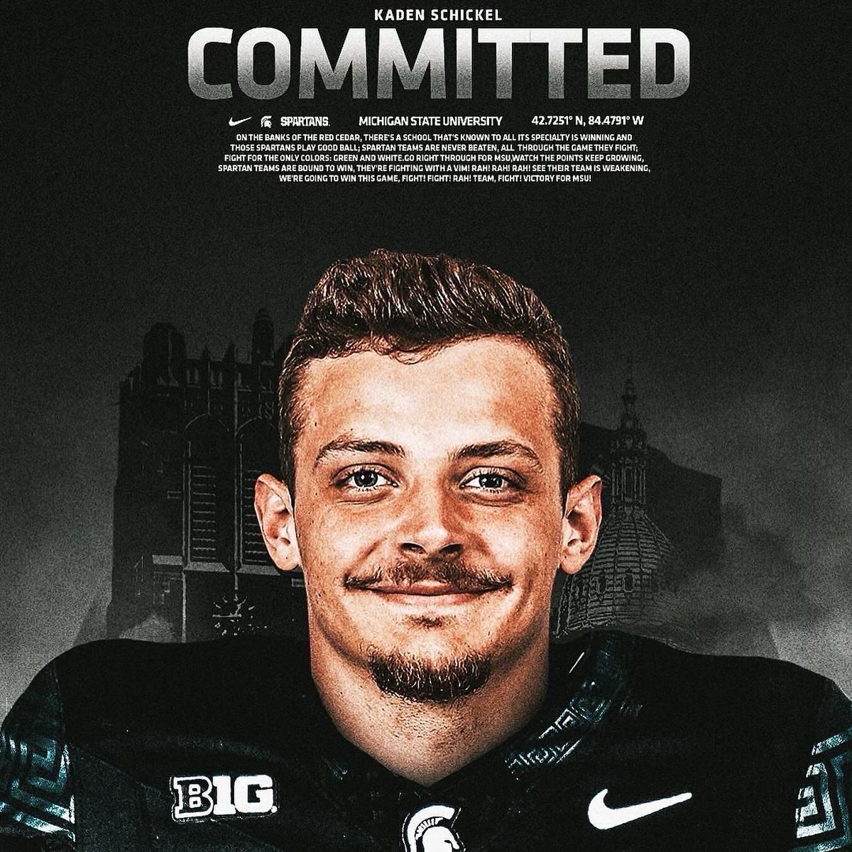 Committed!! 
#GoGreen🟢⚪️
<a href="/KbTheStable/">KB</a> <a href="/Coach_Smith/">Jonathan Smith</a>
