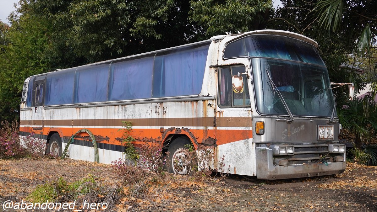 三菱ふそうMS513N？ 教えてもらった個体 畑の脇にどっしりと構える大型