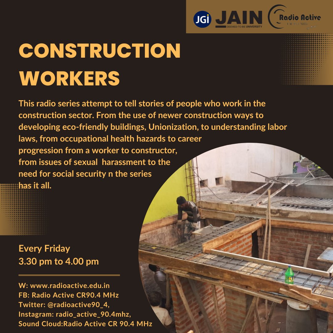 #CosntructionWorkers Despite my 25 years of experience, I was unaware of ID cards & other services for construction workers, says Anantha, a construction worker. He highlights the lack of awareness about available programs & services among workers .shorturl.at/gmFV4