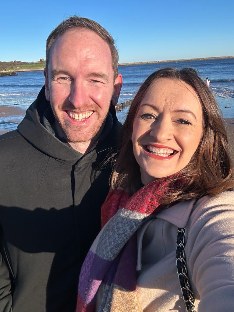 Fab to spend the morning with @JenBartram & our families at the #BoxingDayDip. A lovely Christmas tradition.