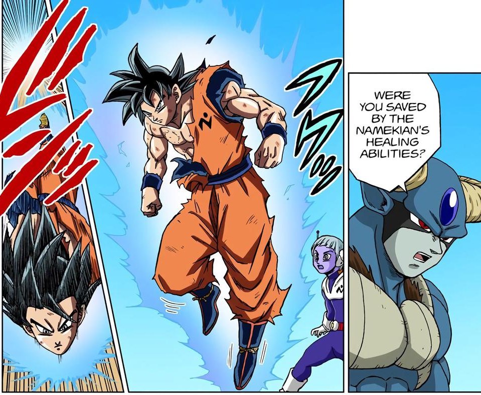 Moro-73 Is Surprised To See Ultra Instinct Goku Return And Insert