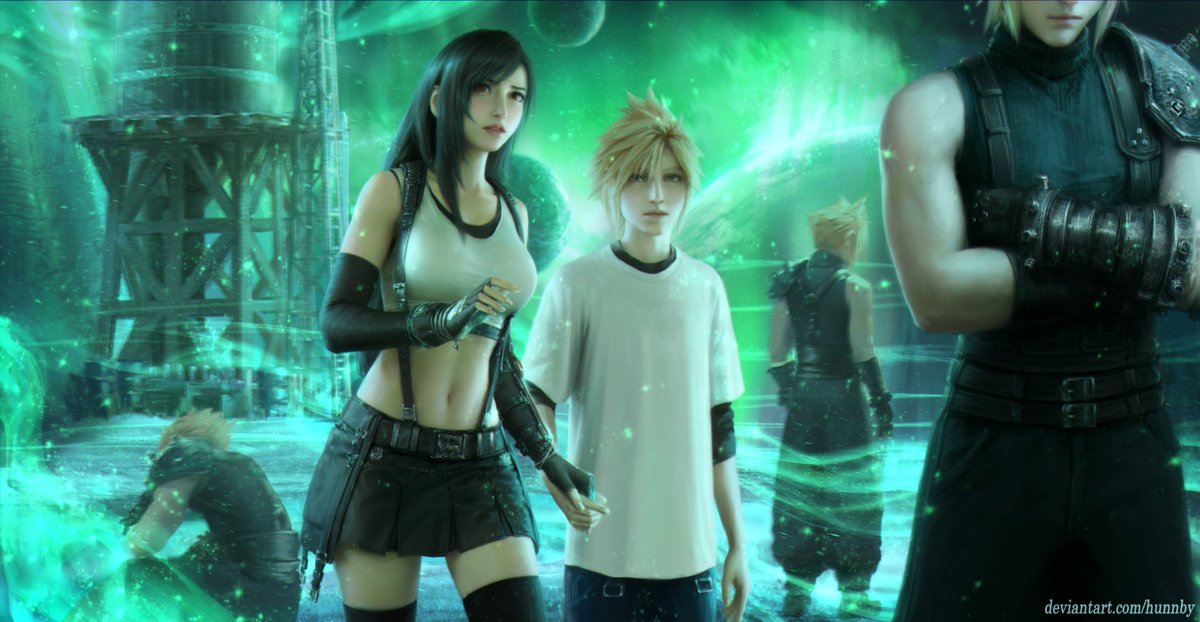 cloudy weather ☁️☁️☁️ 
#TifaLockhart #CloudStrife