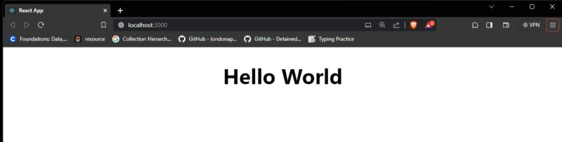 n1mnshrma's tweet photo. Day 67 of #100DaysOfCode

My first React project 😆

Learned about how to create a react app and how to launch it locally.

#codingjourney #react https://t.co/Oo1ddrc40l